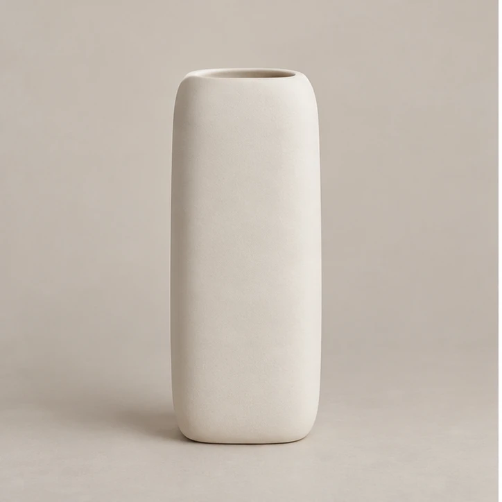 Monolith Vase — porcelain white vase